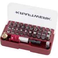 KRAFTWERK Bit-Box avec fraise (Clé Allen, Cruciforme Pozidriv PZ)