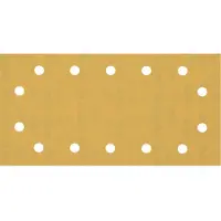 Bosch Papier abrasif Expert C470 avec 14 trous pour ponceuses vibrantes, 115 x 230 mm, G 320, 50 pcs. (320)