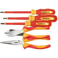 Gedore red R39002005 Jeu d'outils VDE 2xpince+PH+SL 5 pièces, 3301414