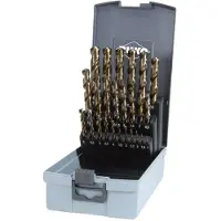 RUKO Din 338 Va Hsse-co 5 Metal Drill Bit 25 Pieces Argenté