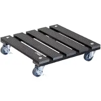 WAGNER System Scooter végétal wpc 29 x 29 x 7,5 cm I à l'extérieur + intérieur I Capacité de charge 80 kg