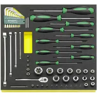 Stahlwille Tcs Torx/57 Mf Tool Set Argenté