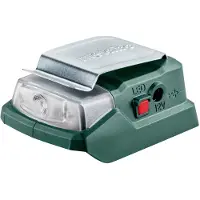 Metabo Akku Poweradapter Powermaxx PA 12 (LED-USB, mit LED-Licht, 12 V