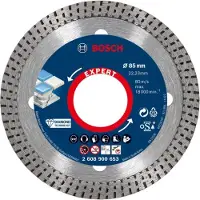 Bosch Disques à tronçonner diamantés Expert HardCeramic, 85 x 22.23 x 1,6 x 7 mm