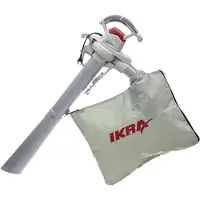 Ikra Aspirateur de feuilles électrique IEBV 3200 (souffler, aspirer, broyer) (Fonctionnement sur secteur, Aspirateurs à feuilles, Aspirateurs et souffleurs, Souffleur de feuilles)