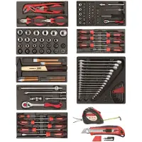 Gedore red R21010001 Jeu d'outils 8x modules CT 119 pièces, 3301656