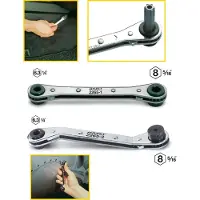 Hazet 2265-1 Ratchet 1/4 (6.3 mm), 5/16 (8 mm) 140 mm