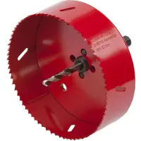 Wolfcraft Bimetal Hole Saw 127 Mm Rouge