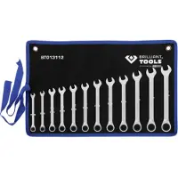 BRILLIANT TOOLS BT013112 Jeu de clés mixtes à cliquet