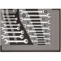 Gedore red R22350006 Jeu de clés à molette 1/1 module CT 22 pièces, 3301687