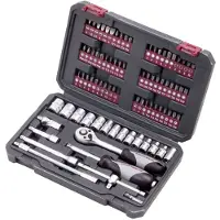 KRAFTWERK Coffret de douilles 1/4' - 82 pièces - 204.101.001