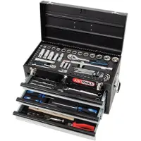 Ks Tools Jeu d'outils universel 1/4"+3/8" CHROMEplus, 99 pièces