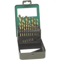 BRÜDER MANNESMANN Jeu de forets hélicoïdaux HSS Cobalt 19 pcs