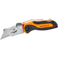 Bahco Folding Sports Knife With Aluminum Handle 160 Mm Orange