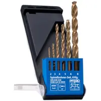 PFERD Jeu de 6 forets à métaux DIN338 HSSE N 1-10 Inox (2, 3, 4, 5, 6, 8 mm)