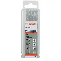 Bosch 2608585900 - Foret À Métaux Rectifiés HSS-Co, DIN 338, 10,5 X 87 X 133 Mm 5x