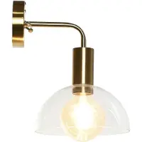 Fijalo Applique murale DKD Home Decor Or Métal Cristal 50 W Moderne 220 V 20 x 25 x 28 cm