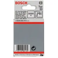 Bosch Agrafes à fil fin type 53, 11,4 x 0,74 x 14 mm, pack de 5000
