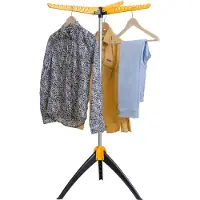 TATKRAFT Séchoir à linge pliable Support pliable 3 bras Intérieur / Extérieur 60X57X130cm
