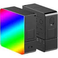 Ulanzi VL49 Pro (Lumière vidéo), Lumière continue, Blanc, Multicolore, Noir