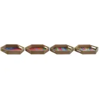 DKD Home Decor Plateau - - Standard - Bois MDF - Multicolore - 35 x 5 x 35 cm