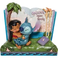 Enesco Disney Stitch Lilo And Ohana Book Figure Multicolore Enfants