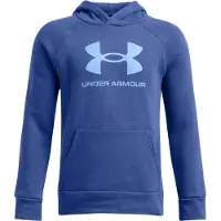 Under Armour Rival Fleece Big Logo Hoodie Bleu 7 Years Garçon