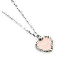 The Carat Shop Barbie Collier & Pendentif Cœur Rose Crystal
