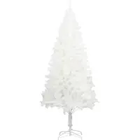 vidaXL Arbre de Noël artificiel aiguilles réalistes blanc 120 cm