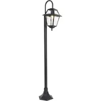 QAZQA Lanterne d’extérieur classique noire 135 cm IP44 - Berta
