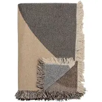 Bloomingville Tasja Plaid | Nature | Coton Recyclé | 82059371