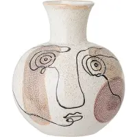 Bloomingville Irini Vaas | Blanc | Grès | 82048773