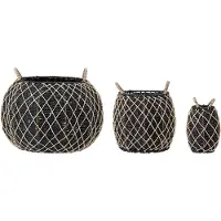 Creative Collection Panier Karia | Noir | Jonc De Mer | 82051749