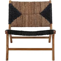 Creative Collection Fauteuil Grant | Noir | Bois De Teck | 82051710