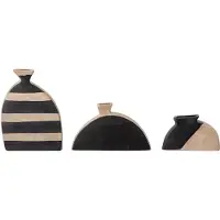 Bloomingville Vase Nezha Deco | Noir | Terracotta | 82049578