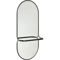 Hubsch Miroir Mural Carry Noir | 021101
