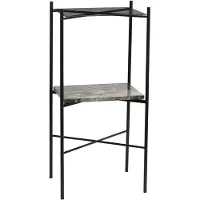 Hubsch Table d'appoint en métal gris - Copy