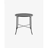 Nordal Table de jardin Aras noire