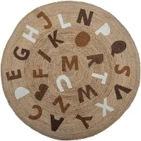 Bloomingville Tapis Mini Dinne | Marron | Jute | 82059614