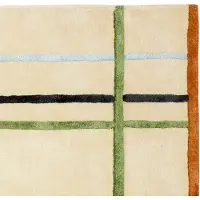 Hubsch Tapis Fluffy Beige/multicolore | 701405