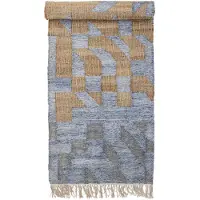 Bloomingville Tapis Vikka | Bleu | Jute | 82059364