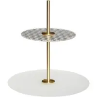 Hubsch Ripple Etagere Structure/laiton | 991214