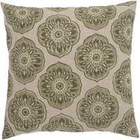 Creative Collection Coussin Nicolina | Vert | Lin | 82059592