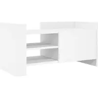 vidaXL Armoire TV Blanc 80x35x40 cm Bois composite