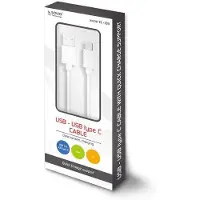 Savio Câble USB – Câble USB Type-C 5A, 1m CL-126 Blanc