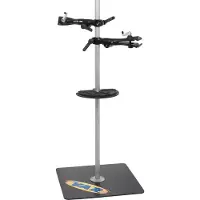 VAR Professional Double Clamp Bike Repair Stand Gris 167 cm
