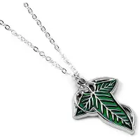 Ginza.se Collier de - Feuille de Lorien - pour Unisexe - couleur argent - Taille Standard