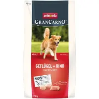 Animonda GranCarno Dog DryFood Adult avec de la volaille et du bœuf, 12 kg