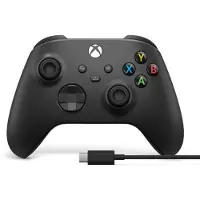 Microsoft Xbox Wireless Controller + USB-C Cable Black Gamepad Analogique/Numérique PC, Xbox One, Xbo
