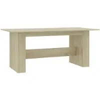 vidaXL Table de salle à manger Chêne Sonoma 180x90x76 cm Bois composite